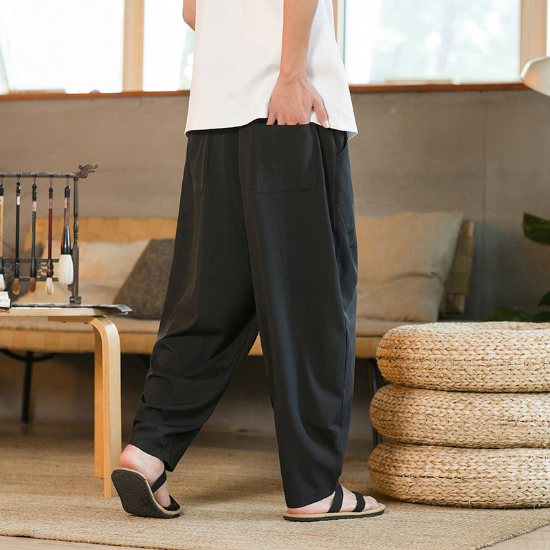 Yamamoto Yaosi Ice Silk Harem Pants for Men 4