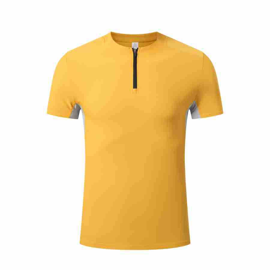 Quick-Dry Color-Block Crewneck T-Shirt 2
