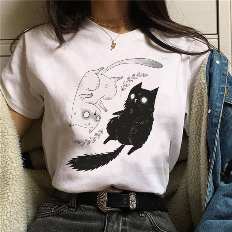 Cute Cartoon Printed Casual T-shirt 3
