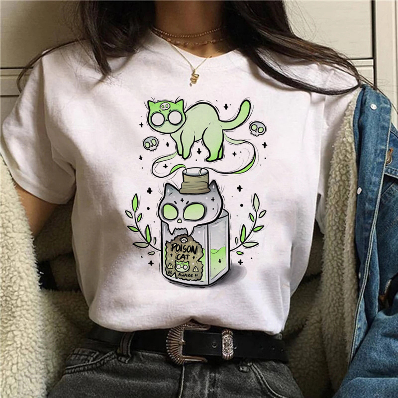 Cute Cartoon Printed Casual T-shirt 12