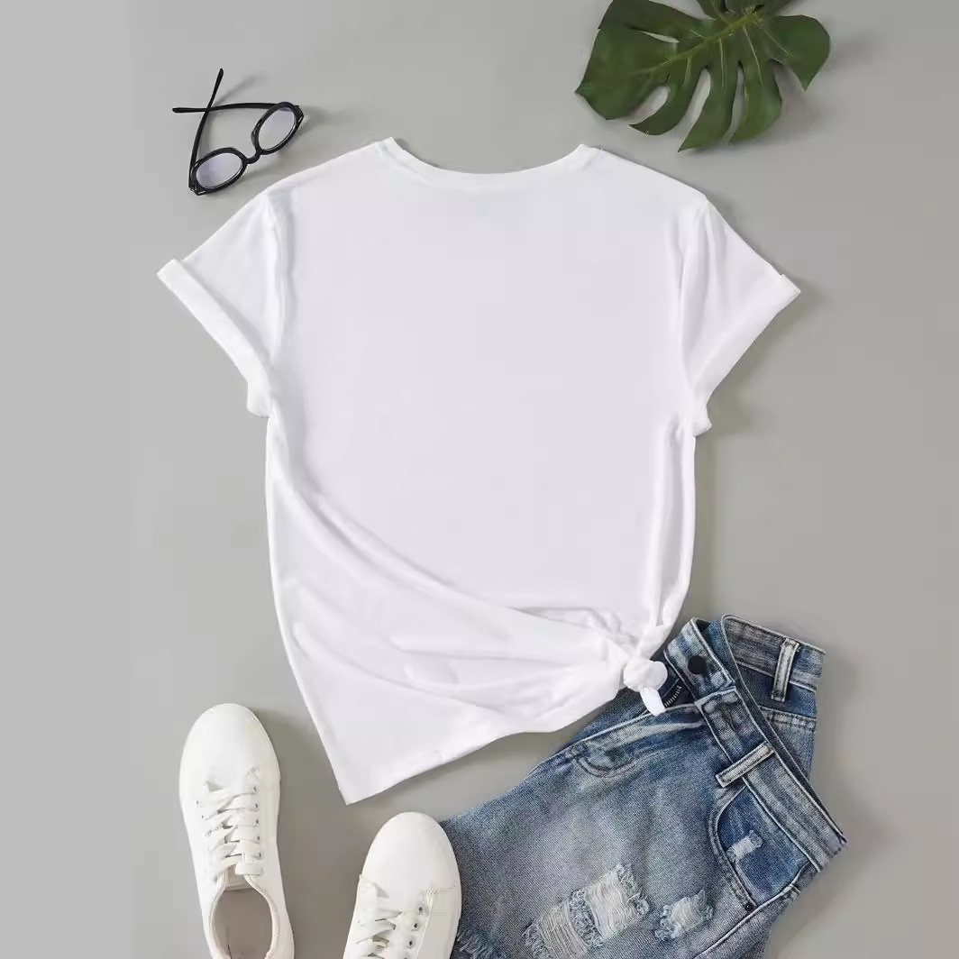 Cute Eye Print Casual T-Shirt 4