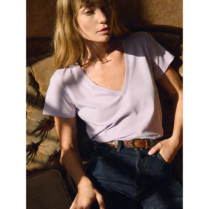 Minimalist Chic Bamboo-Cotton Relaxed Fit Top 2