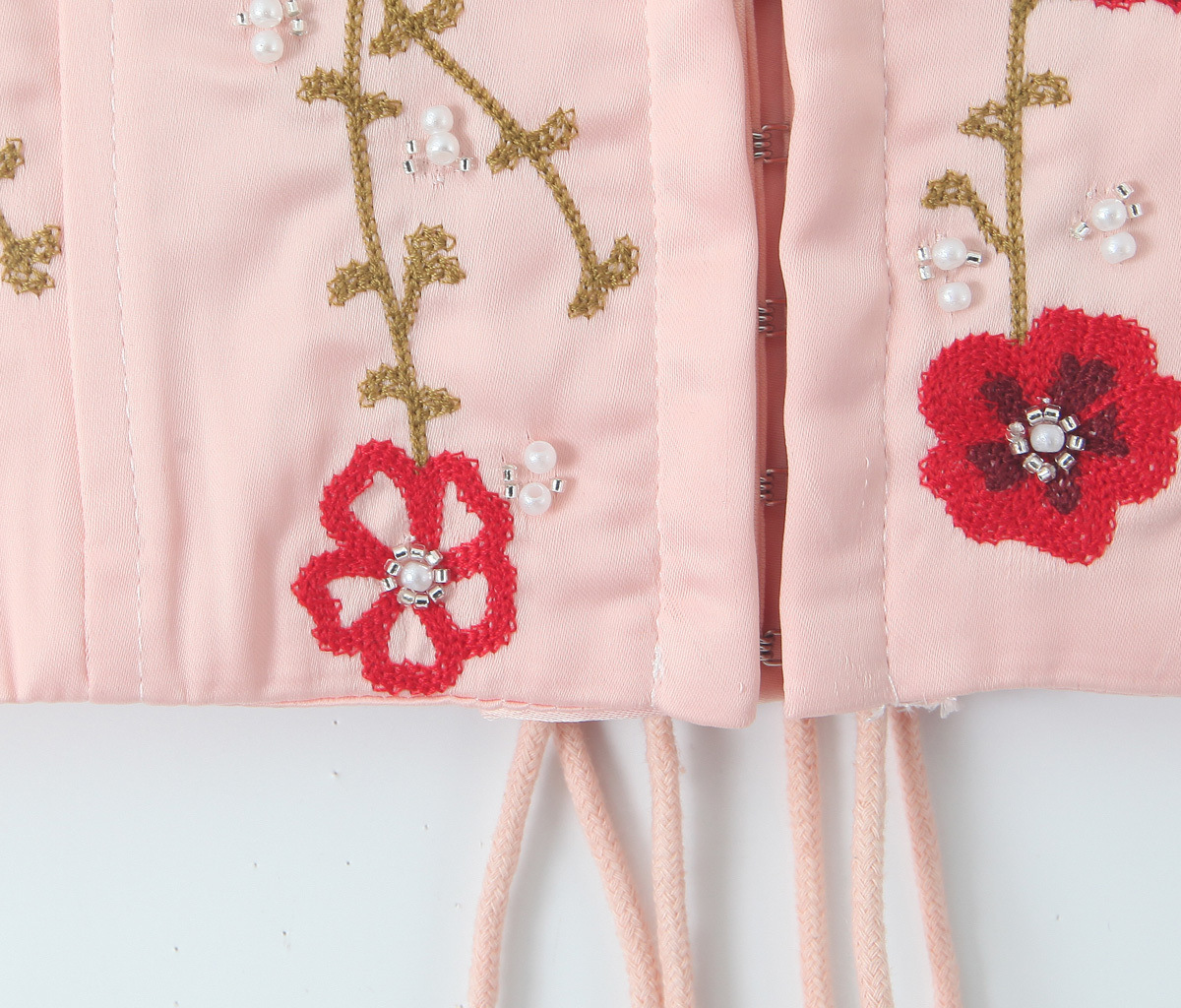 Women's Embroidered Beaded Tube Top 5