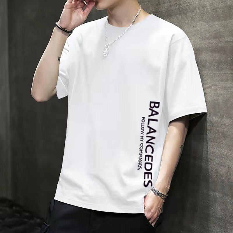 Men's Summer Loose Fit Short Sleeve T-Shirt 3