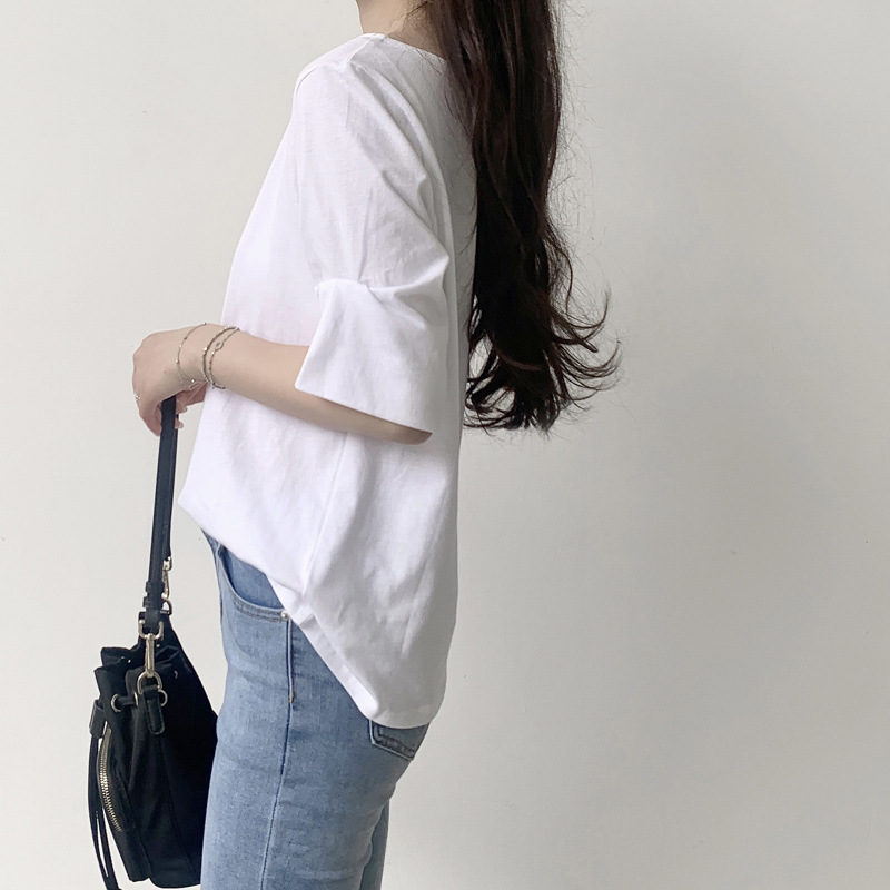 Versatile Striped Half Sleeve T-Shirt 4