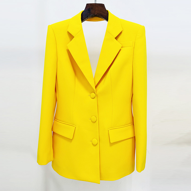 Women's Fashion Personalized Mid-Length Blazer
