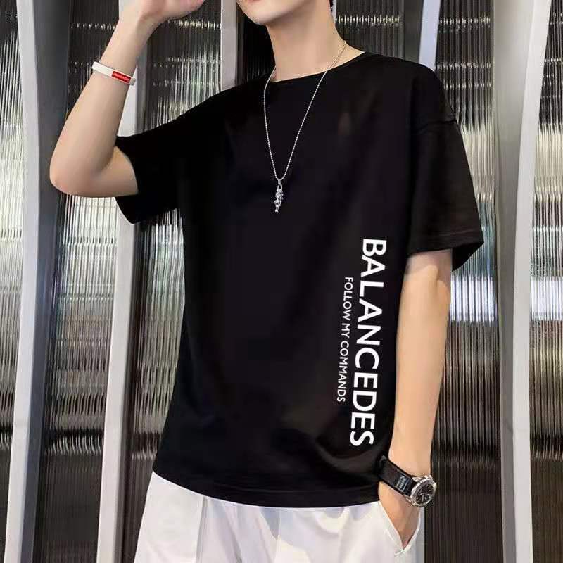 Men's Summer Loose Fit Short Sleeve T-Shirt 2