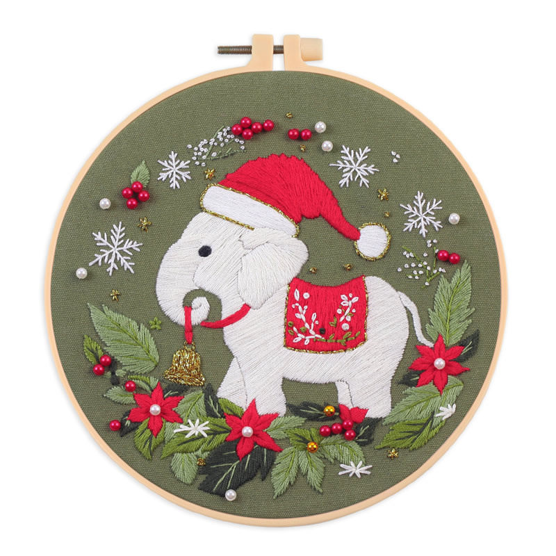Embroidery Material Package Handmade Manufacturer Kit Beginner 7