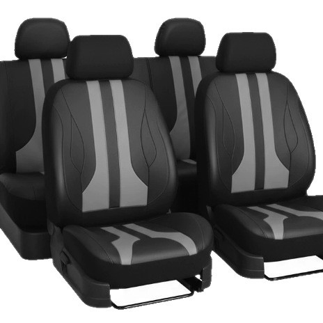 All-Leather Universal Diamond-Quilted Car Seat Covers 5