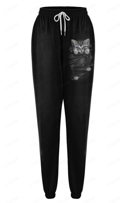 3D Printed Casual Couple Pants 6