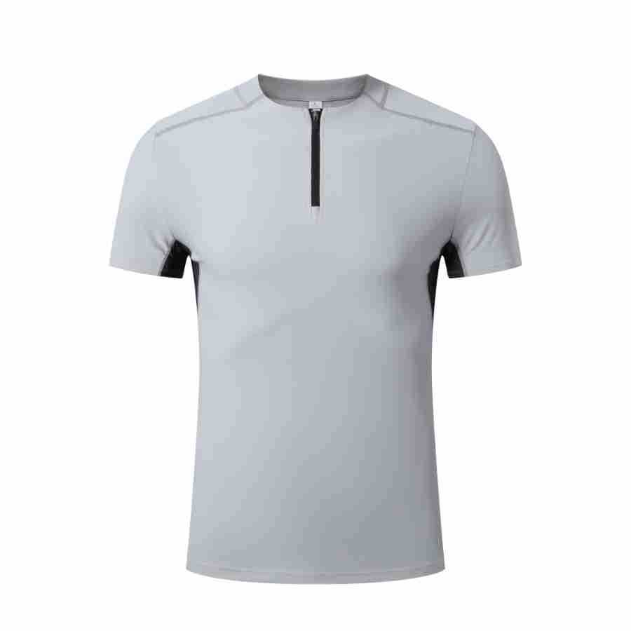 Quick-Dry Color-Block Crewneck T-Shirt 6