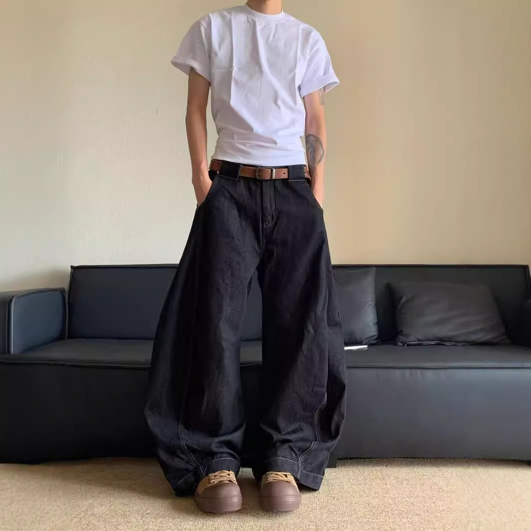 Fashion Personality Wide-Leg Jeans