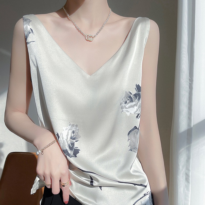 Satin Crew Neck Camisole 3