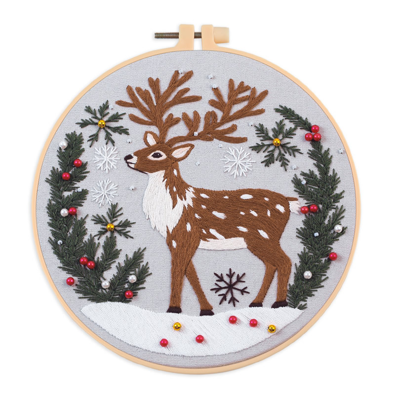 Embroidery Material Package Handmade Manufacturer Kit Beginner 8
