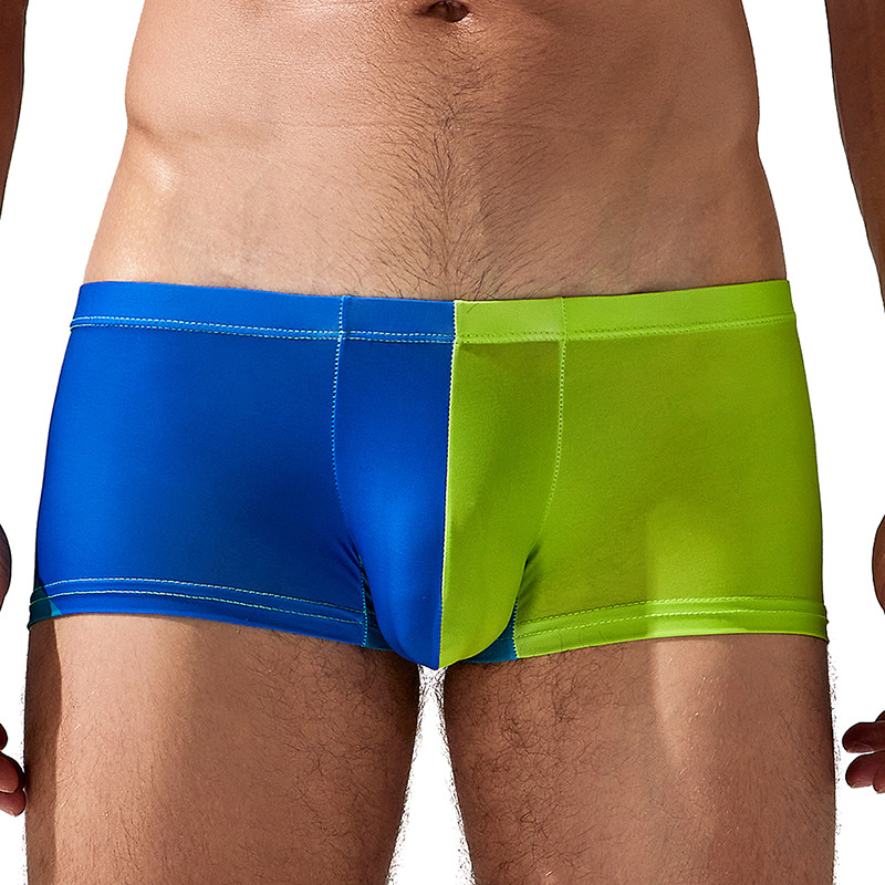 Men's Ultra-Thin Printed Ice Silk Briefs