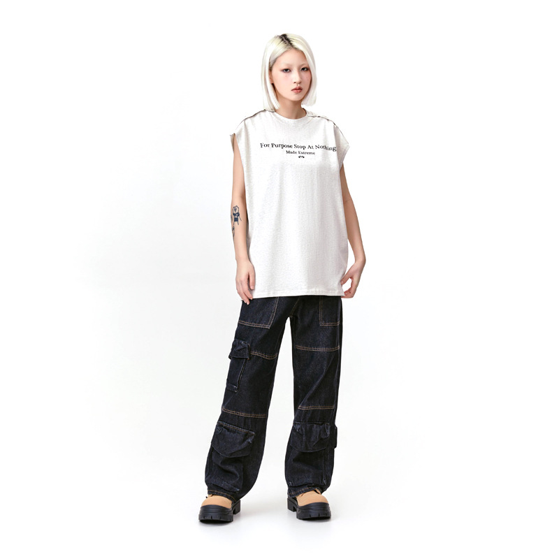 Summer Country Loose Fit T-Shirt with Street Print 3