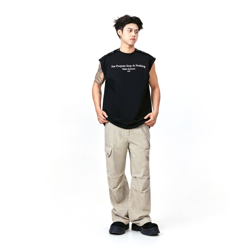 Summer Country Loose Fit T-Shirt with Street Print 4