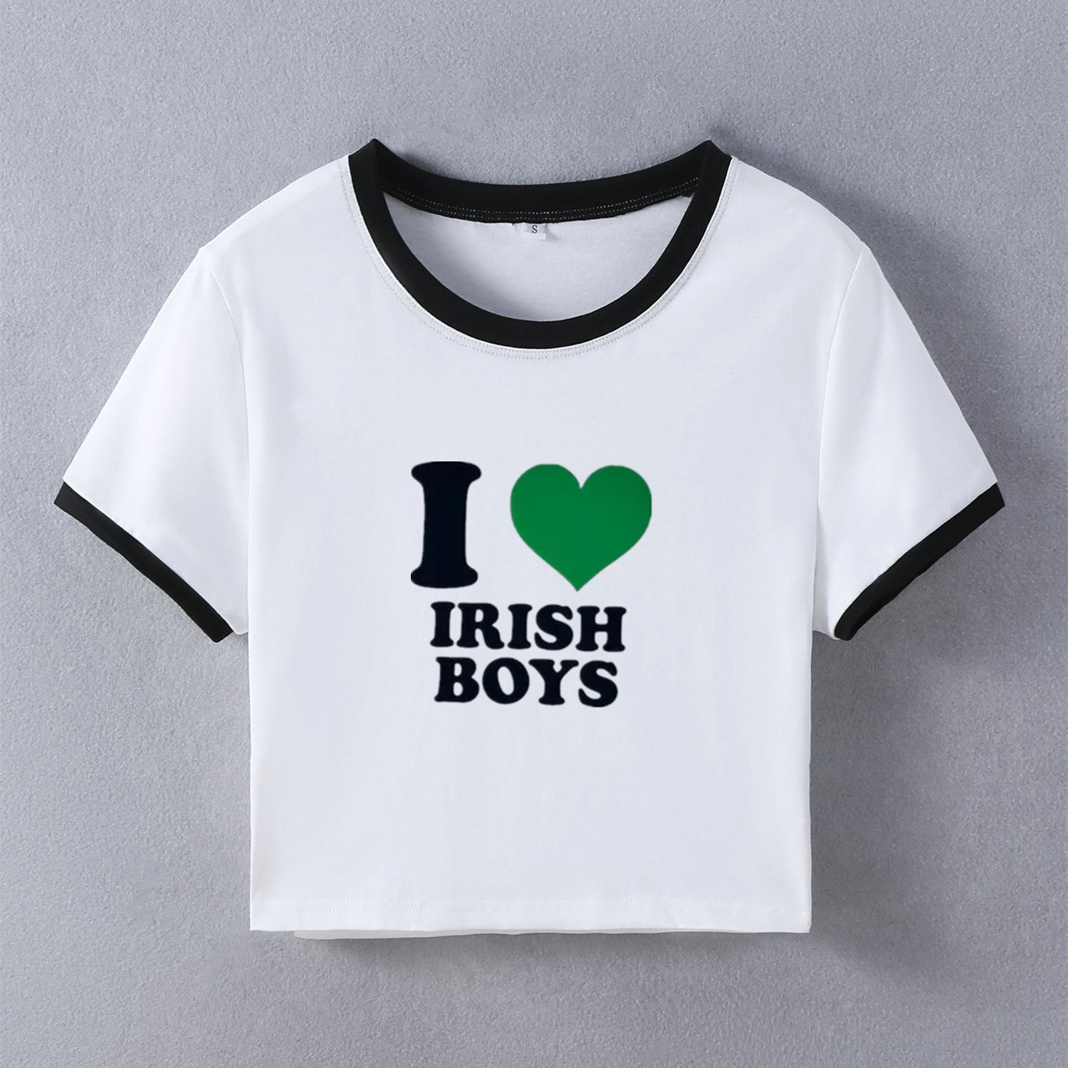 Street Style Hipster I Love Irish Boys Slim Fit T-Shirt 10