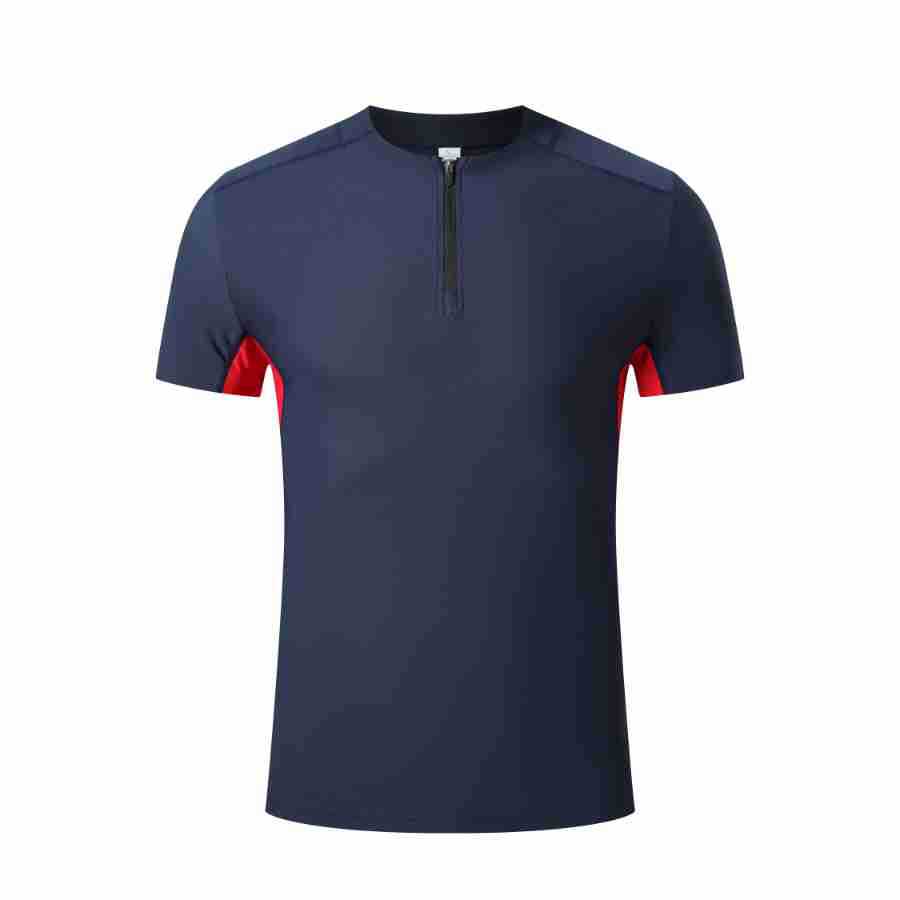 Quick-Dry Color-Block Crewneck T-Shirt 7