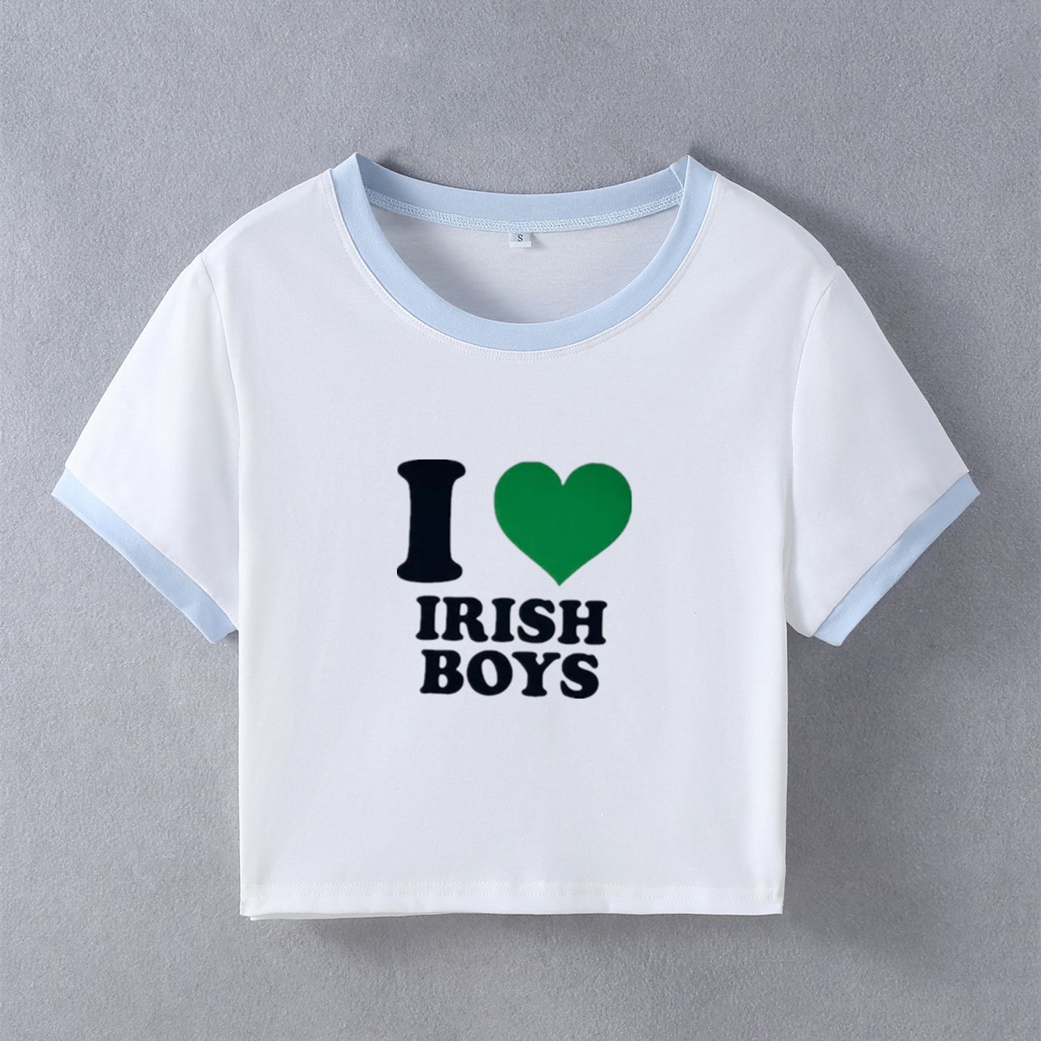 Street Style Hipster I Love Irish Boys Slim Fit T-Shirt 9