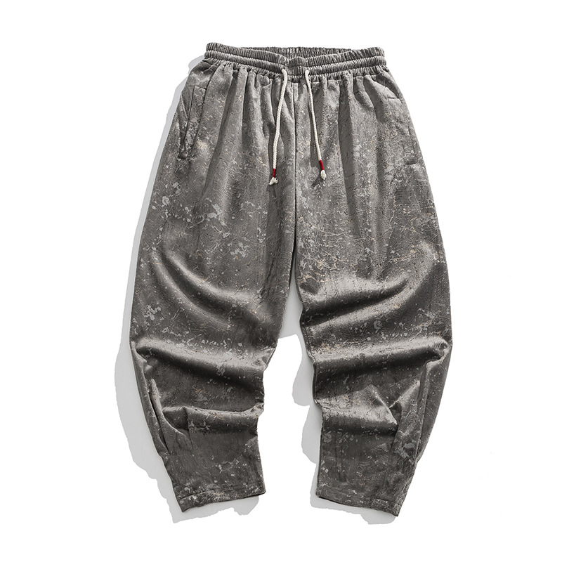 Plus Size Hanfu Style Thick Sweat Pants 4