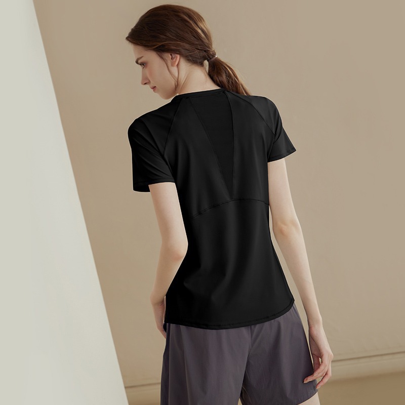 Mesh Panel Quick-Dry Slimming Sports Top 3