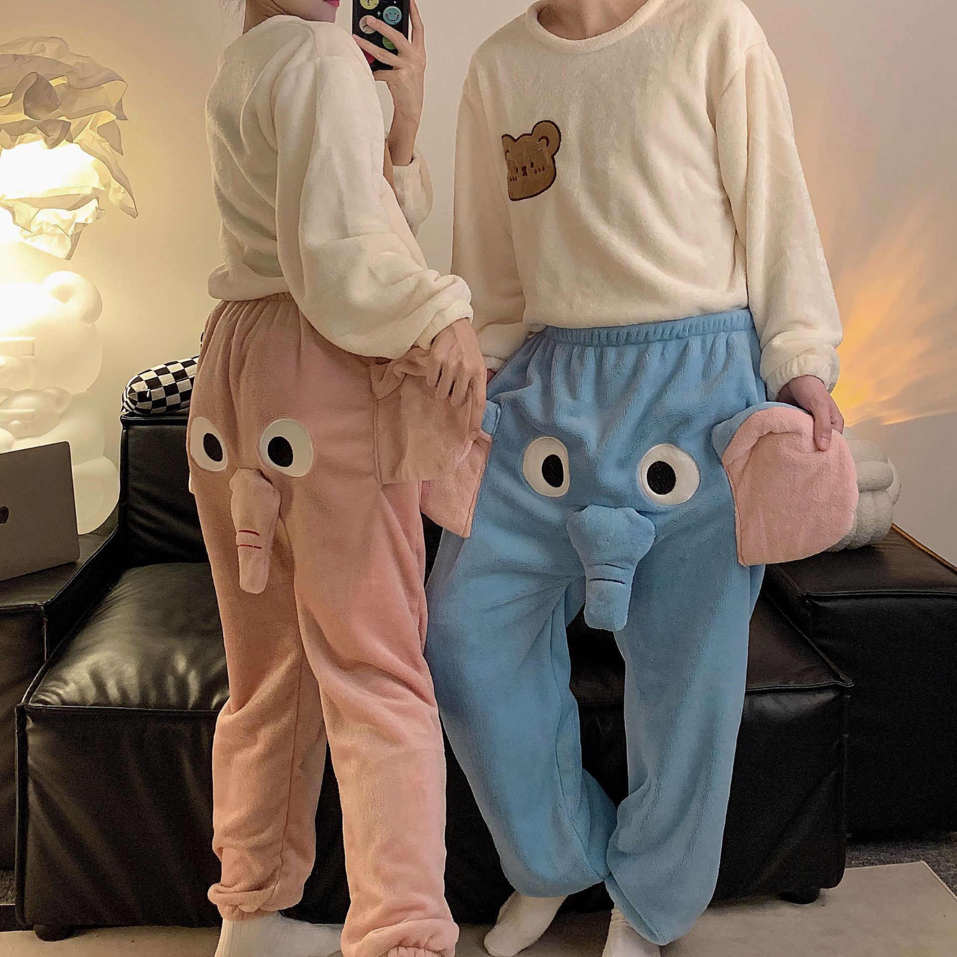 Warm Women's Elephant Pajamas