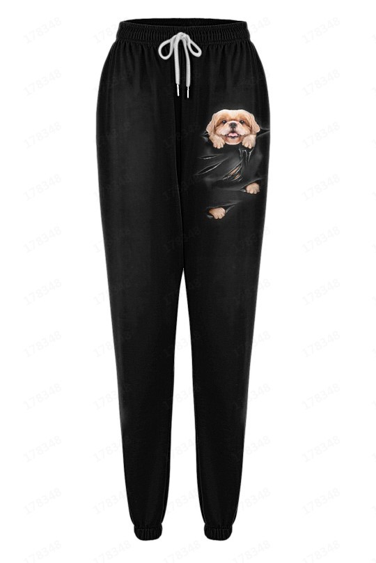 3D Printed Casual Couple Pants 8