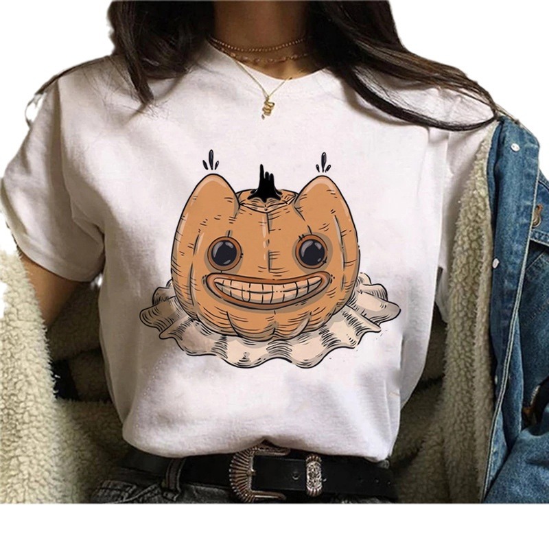 Cute Cartoon Printed Casual T-shirt 5