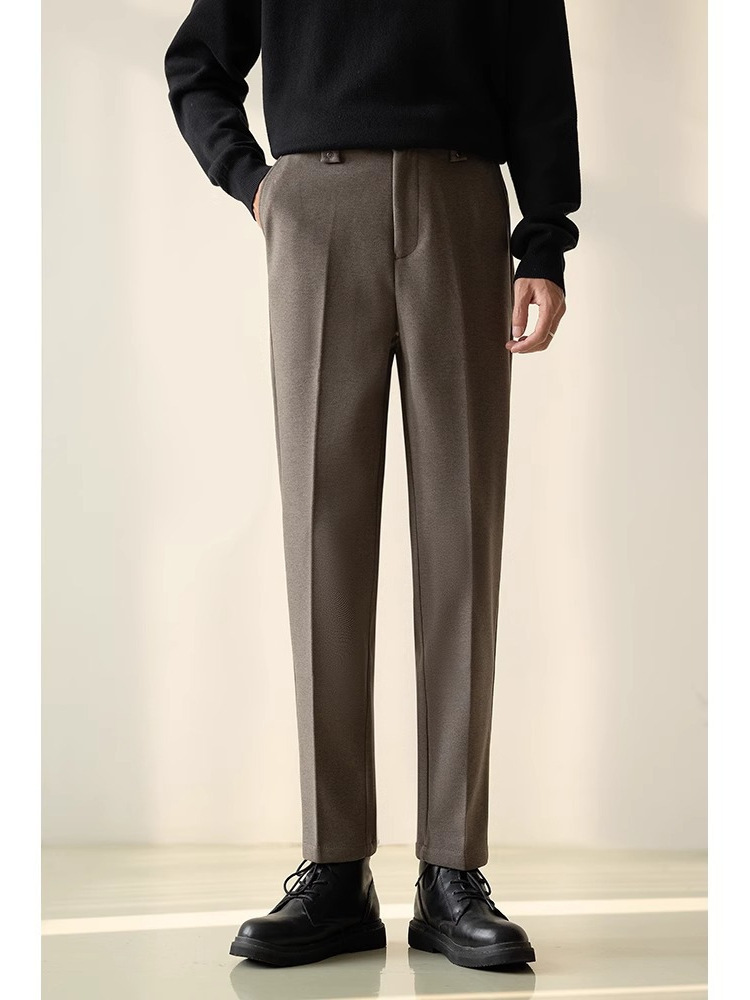 Men's Stylish Casual Straight-Leg Suit Pants 3