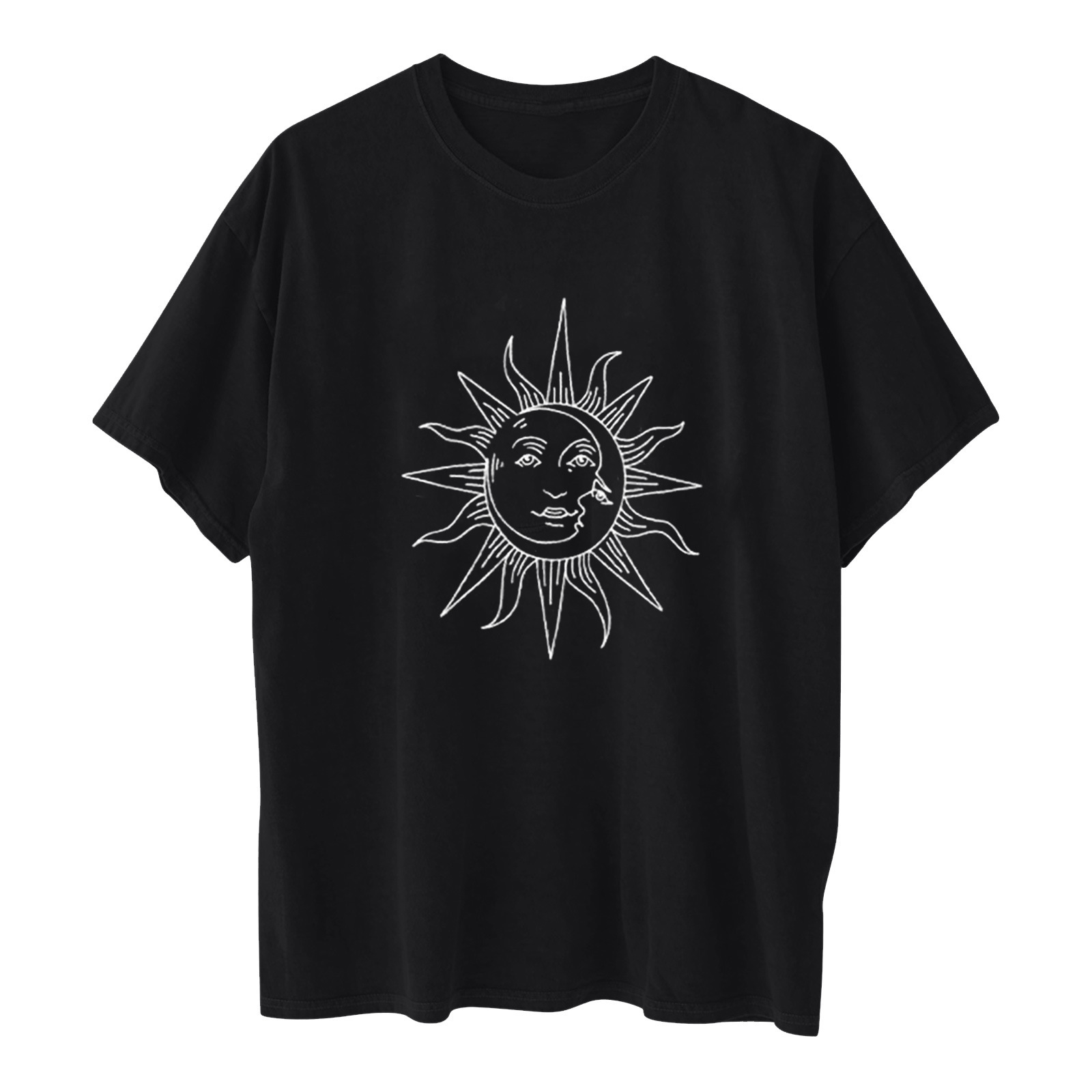 Sun and Moon Printed T-Shirt 3