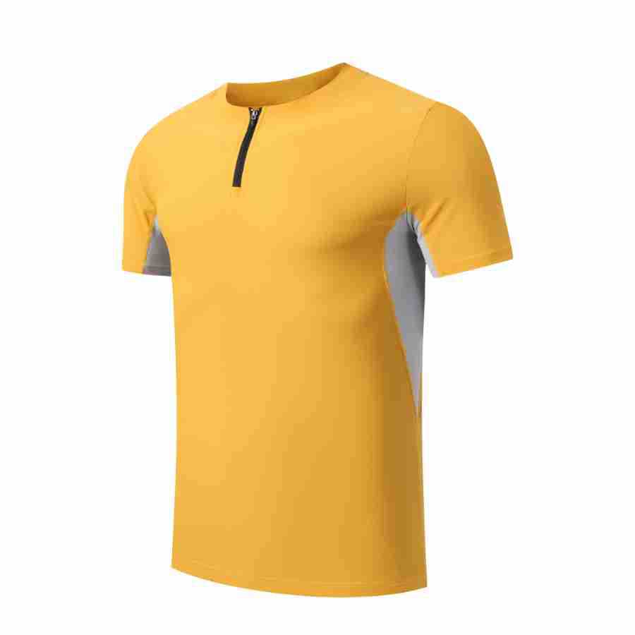 Quick-Dry Color-Block Crewneck T-Shirt 3