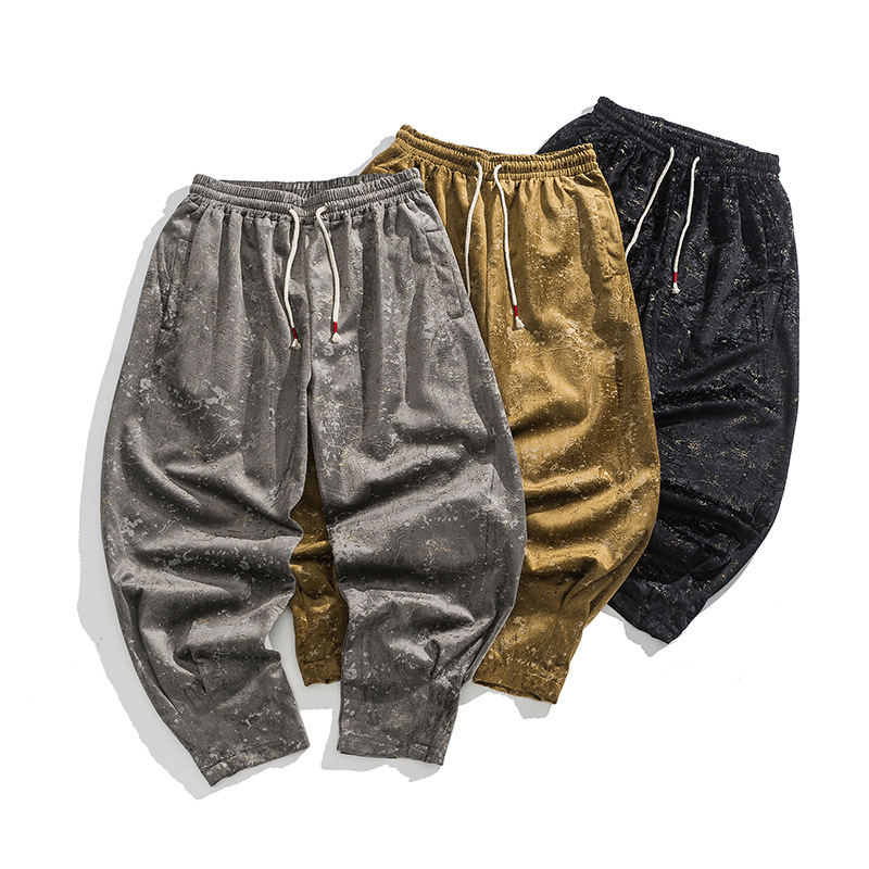 Plus Size Hanfu Style Thick Sweat Pants 3