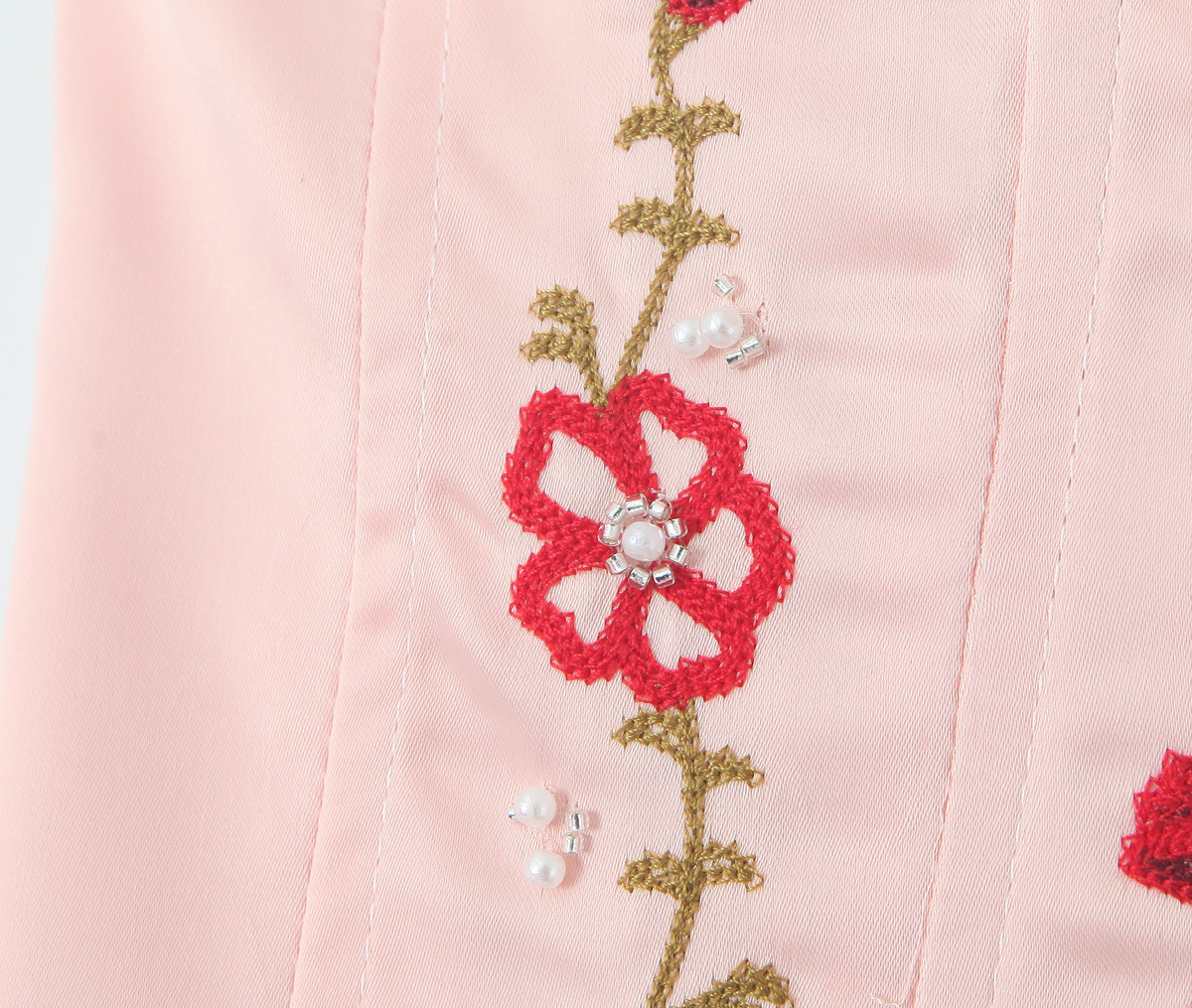 Women's Embroidered Beaded Tube Top 6