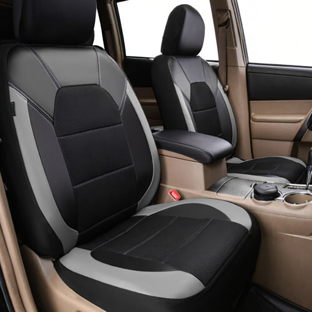 Car Seat Cover Bracket Sandwich Stitching Pu Leather 9