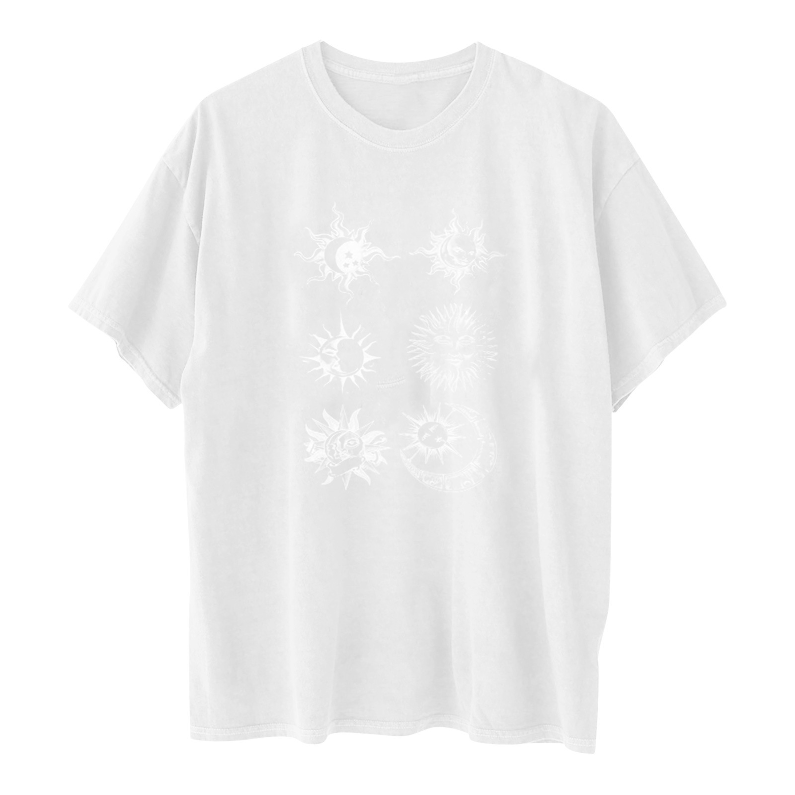 Sun and Moon Printed T-Shirt 5