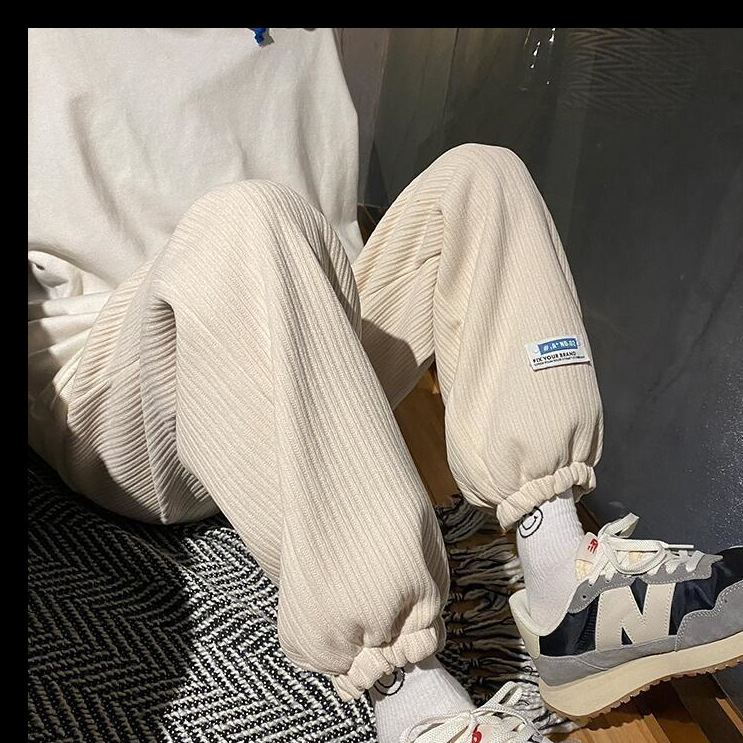 Fall/Winter Labeled Straight-Leg Harem Jogger Pants 4