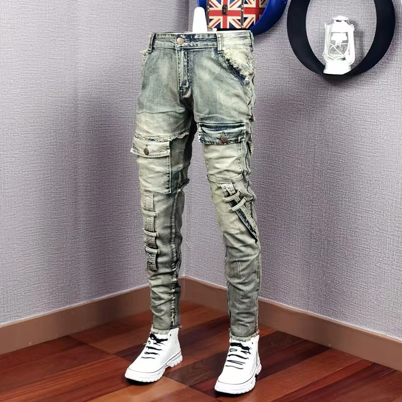 Men's Fashion Casual Ripped Jeans