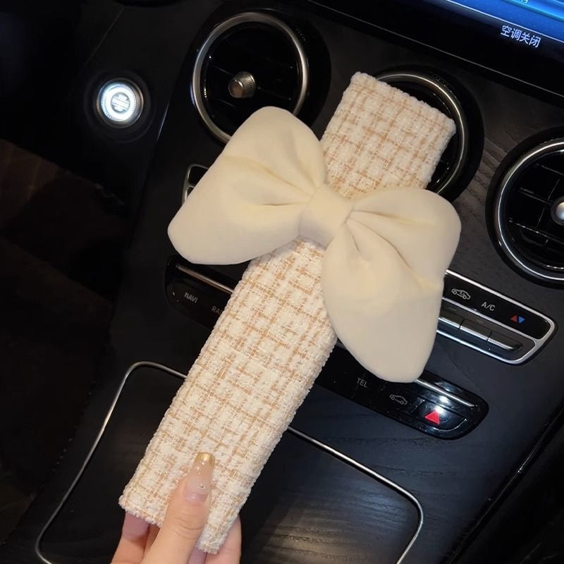Car Seat Belt Simple Bow All-season Universal Shoulder Protector 8