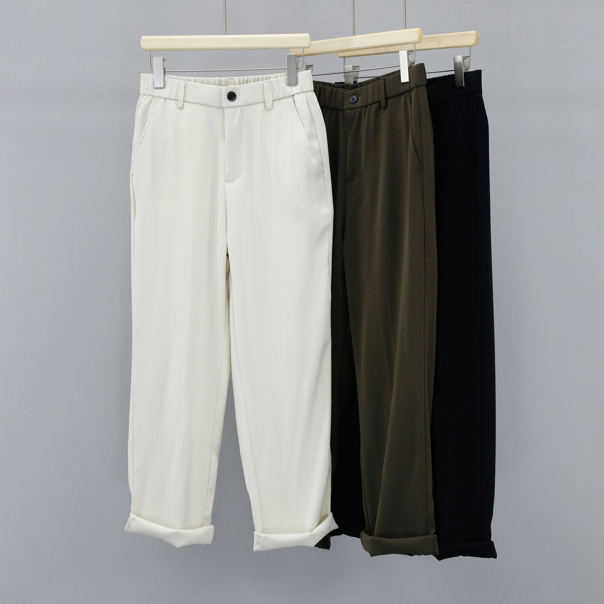 Men's Versatile Twill Casual Suit Pants 11