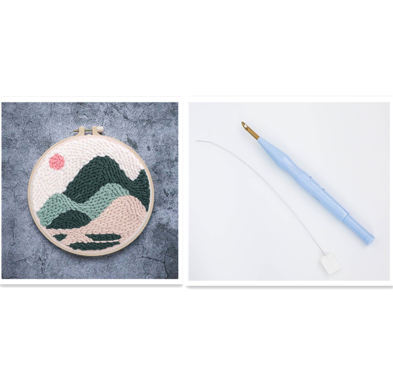 Hand-embroidered DIY Material Package Poke Poke Set 9