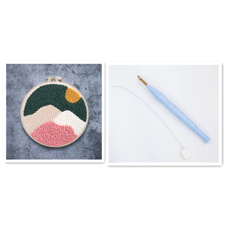 Hand-embroidered DIY Material Package Poke Poke Set 7