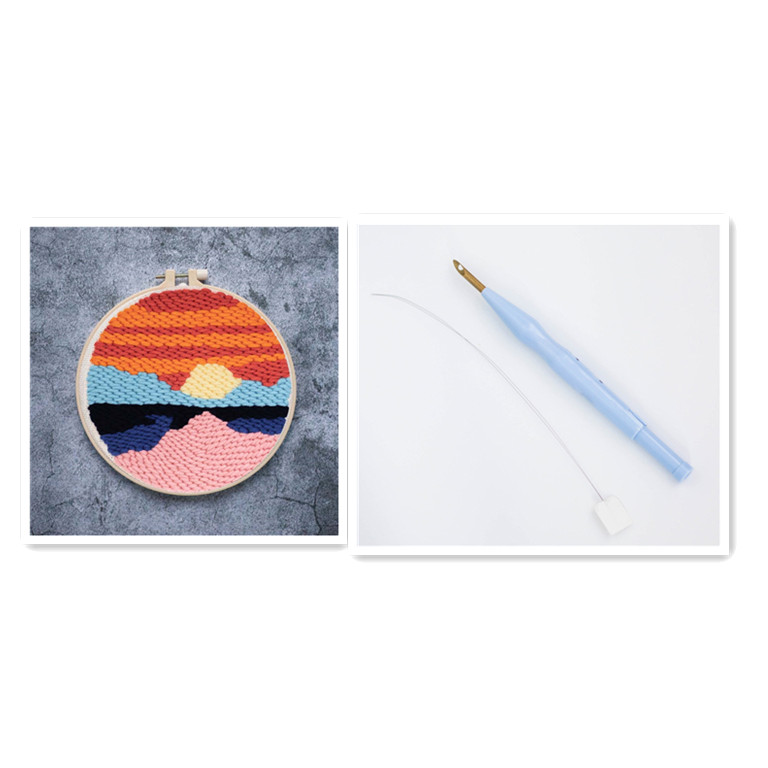 Hand-embroidered DIY Material Package Poke Poke Set 10