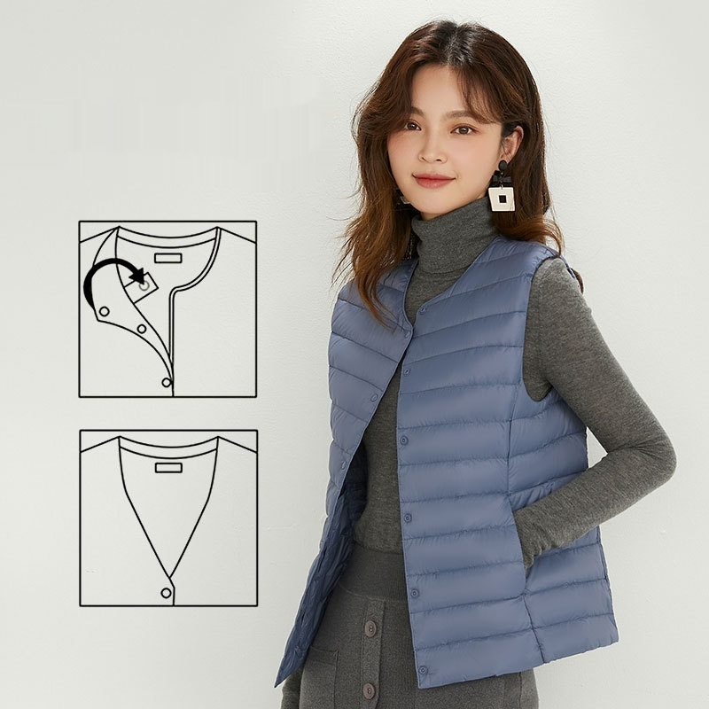 Women's Lightweight Thin Round-Neck Vest