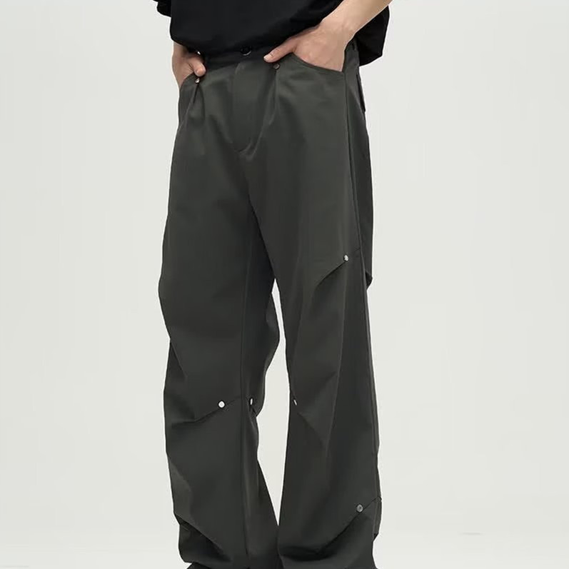 European and American Style PU Couple Pants