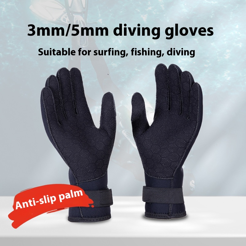 5 mm professional diving gloves