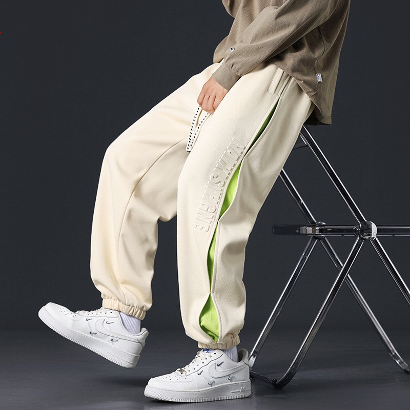 Men's Printed Pants with Ankle Bands