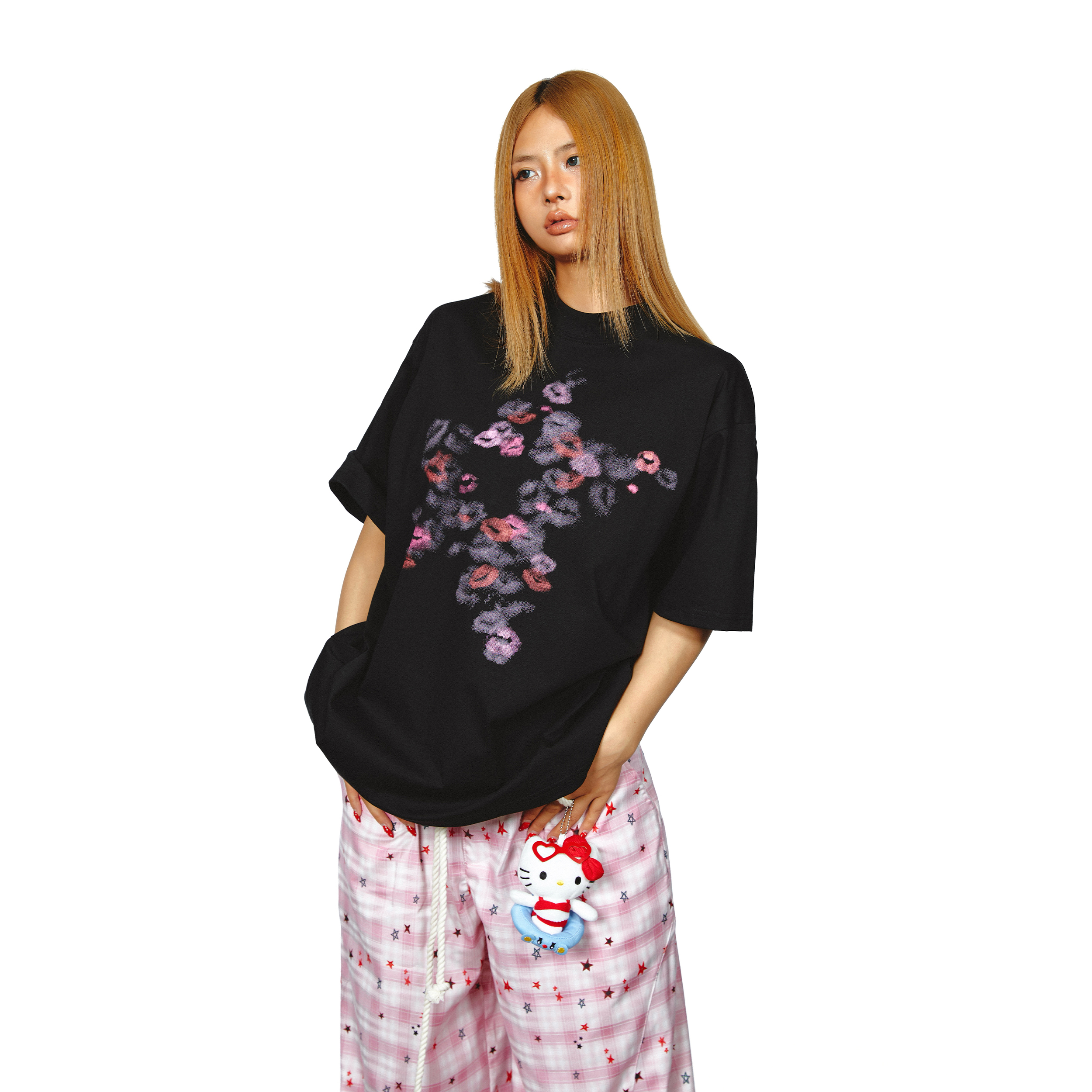 Women's Loose Fit Round Neck T-Shirt 2