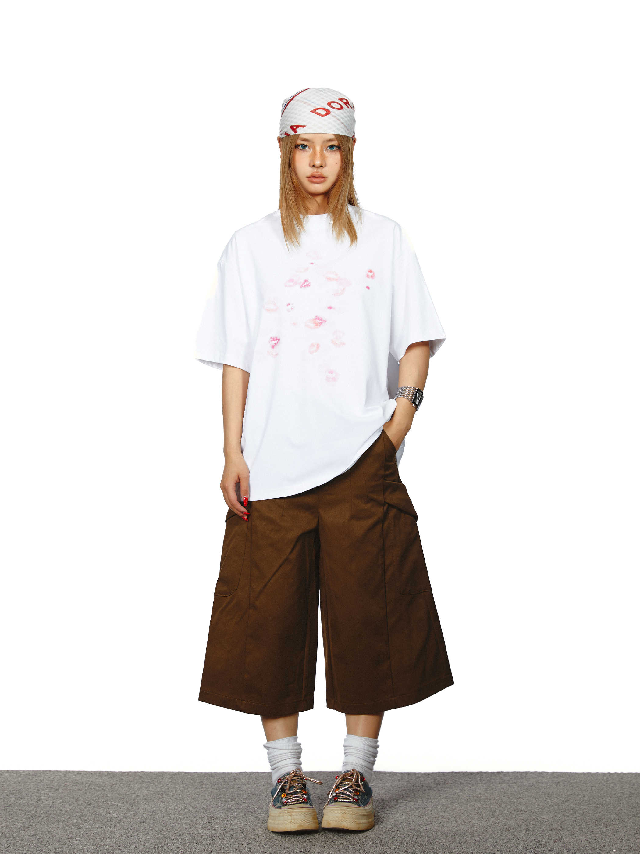 Women's Loose Fit Round Neck T-Shirt 4
