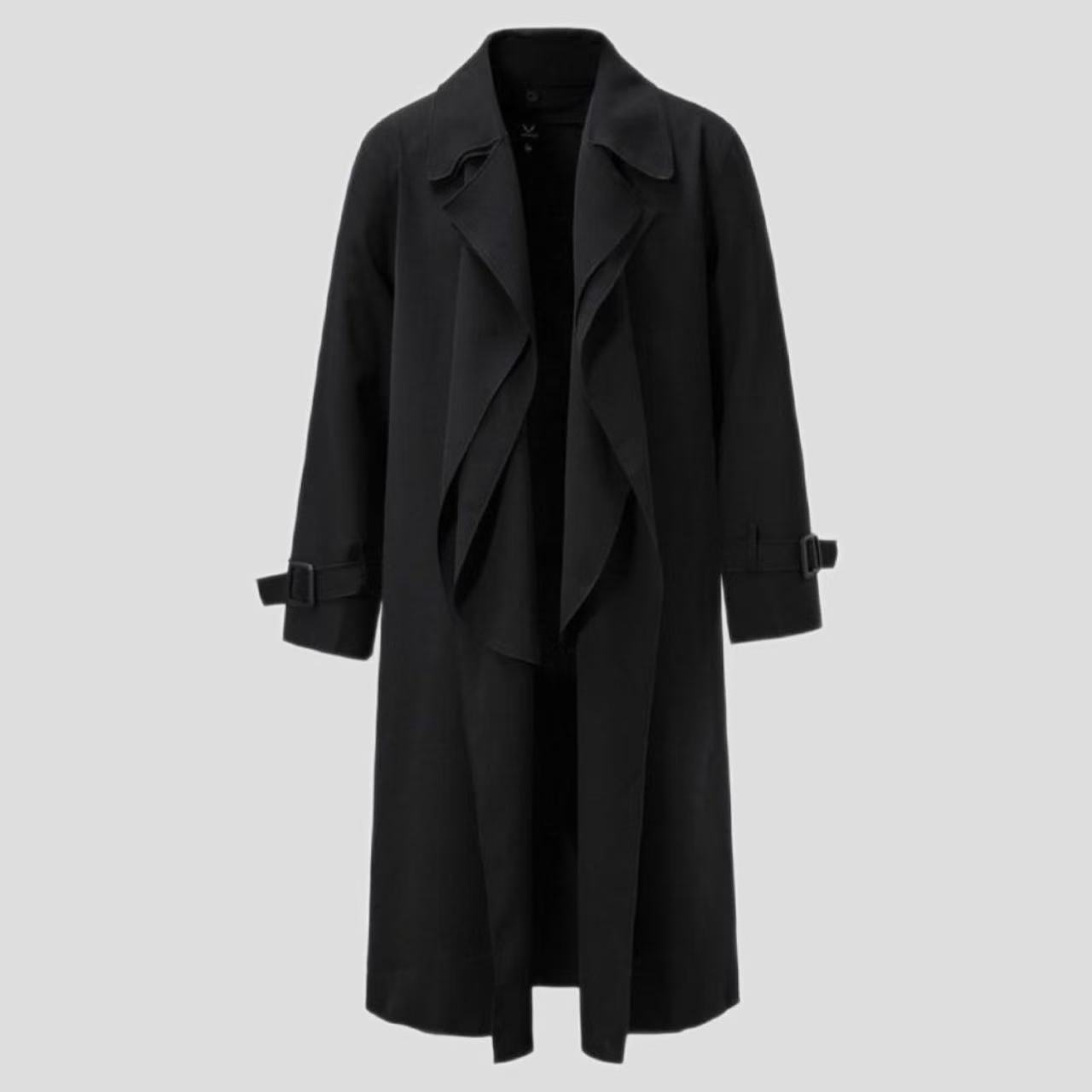 Men's Loose Mid-Length Trench Coat